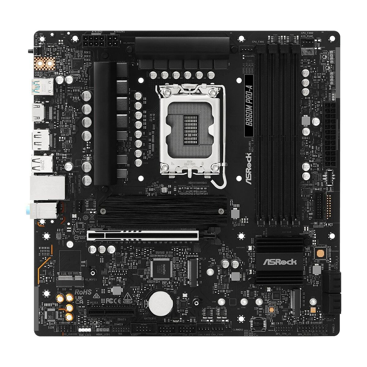 Afbeeldingen van Motherboard ASRock B860M Pro-A Intel B860 LGA 1851