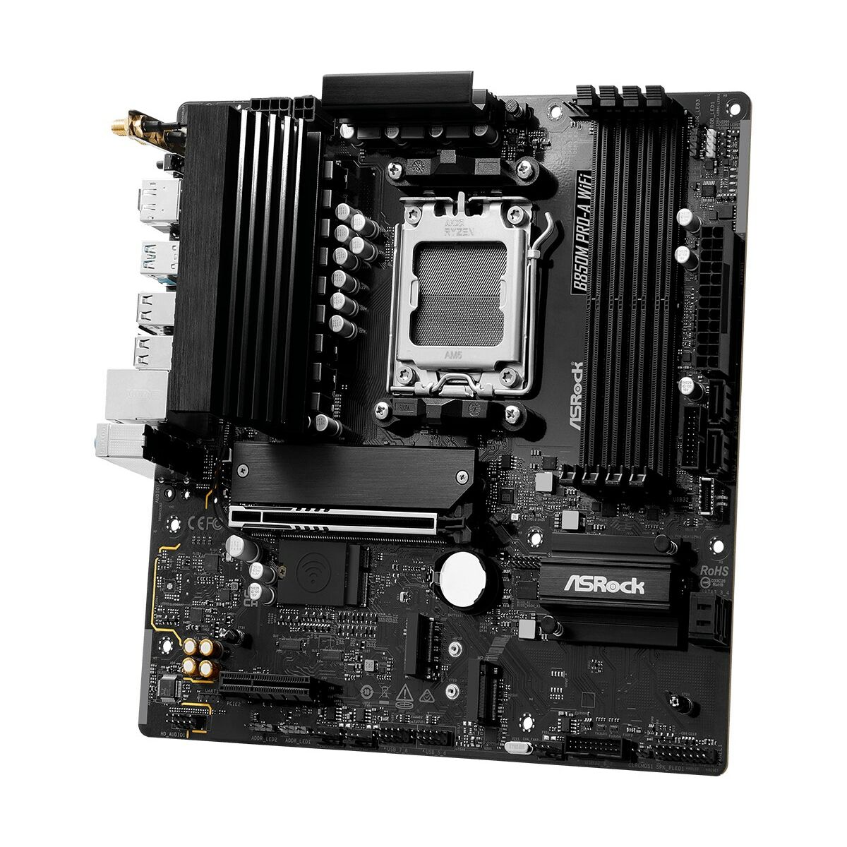 Afbeeldingen van Motherboard ASRock B850M Pro-A WiFi Intel Wi-Fi 6 AMD AM5
