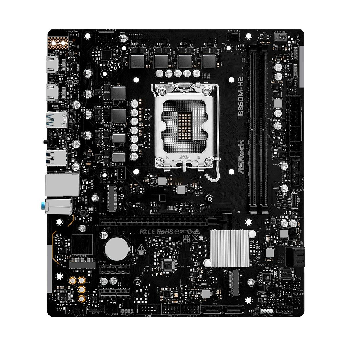 Image secondaire de Carte Mère ASRock B860M-H2 Intel B860 LGA 1851