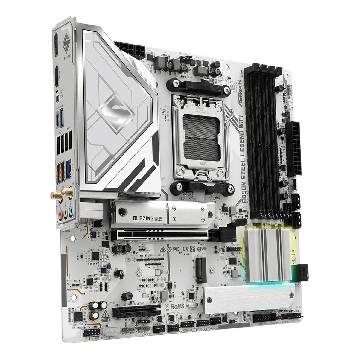 Afbeeldingen van Motherboard ASRock B850M Steel Legend WiFi Intel Wi-Fi 6 AMD AM5 AMD B850