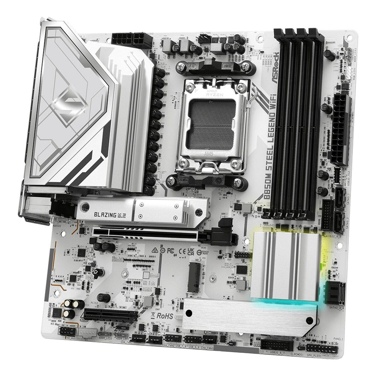 Afbeeldingen van Motherboard ASRock B850M Steel Legend WiFi Intel Wi-Fi 6 AMD AM5 AMD B850