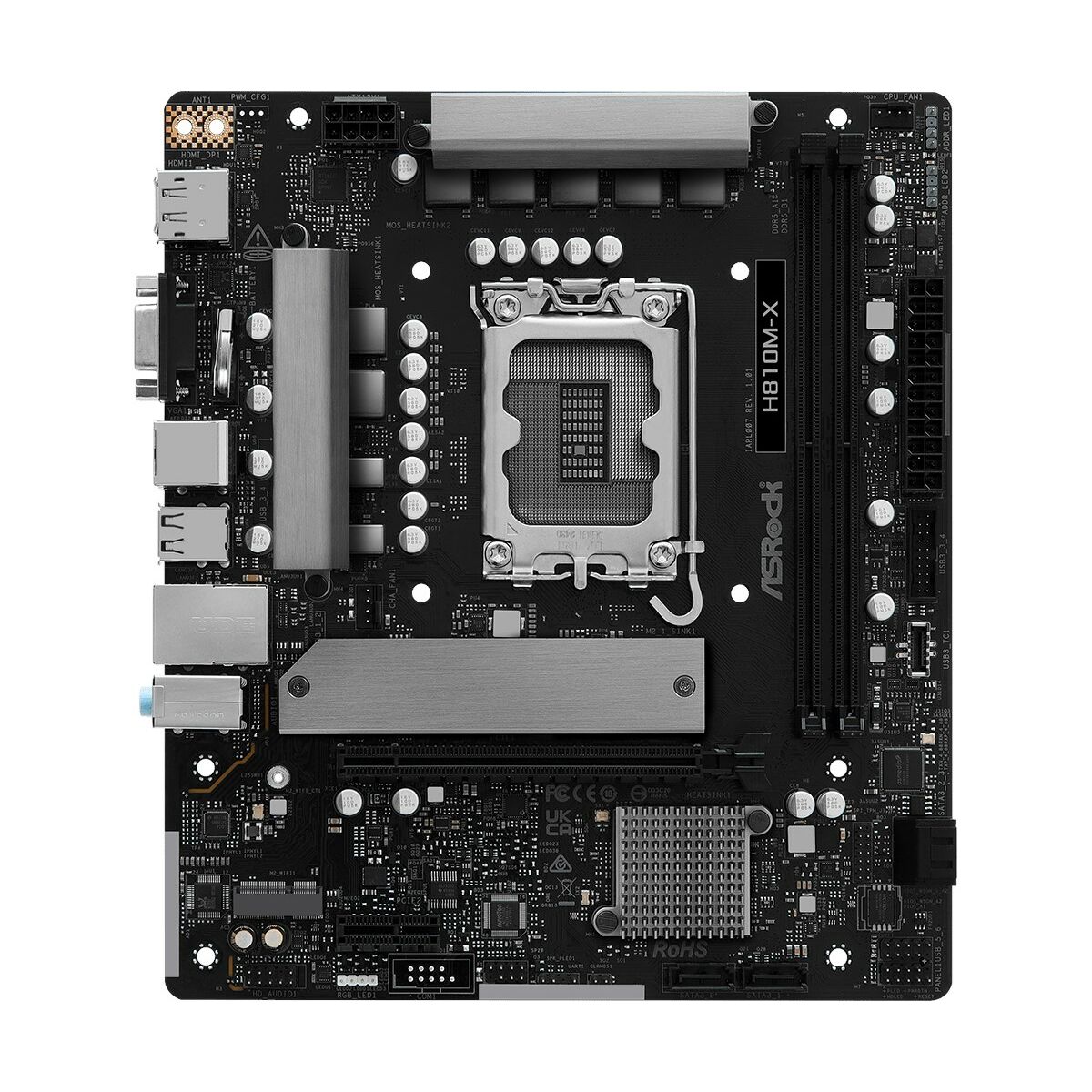 Afbeeldingen van Motherboard ASRock H810M-X