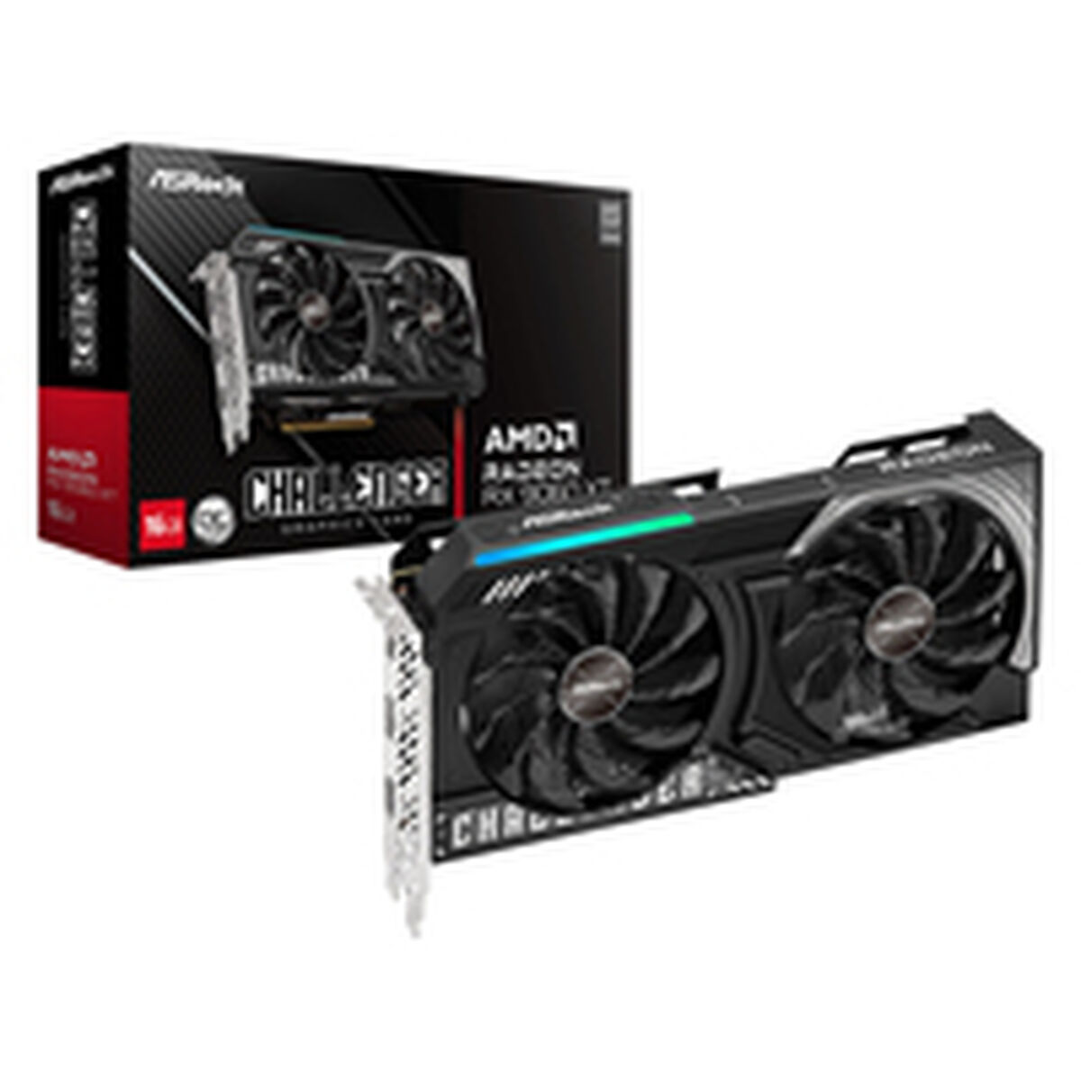 Image secondaire de Carte Graphique ASRock RX9060XT CL 16GO 16 GB GDDR6