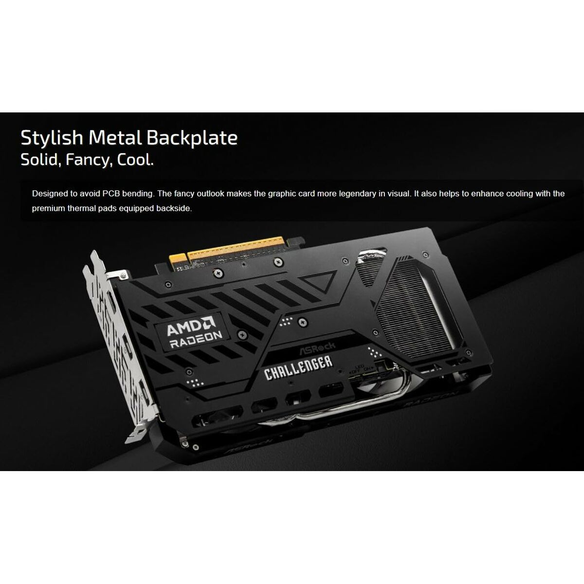 Picture of Graphics card ASRock RX9060XT CL 16GO GDDR6 RADEON RX 9060 XT 16 GB