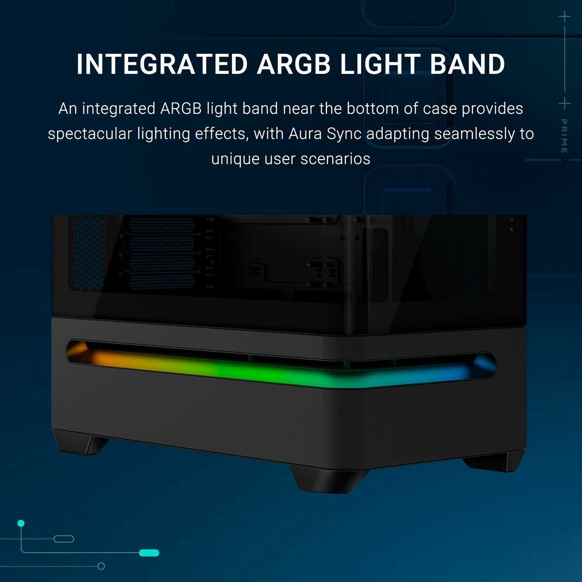 Picture of ATX Semi-tower Box Asus 90DC00P0-B19000 Black