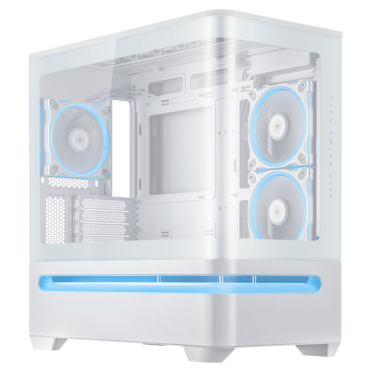 Image de Boîtier ATX semi-tour Asus 90DC00P3-B19000 Blanc