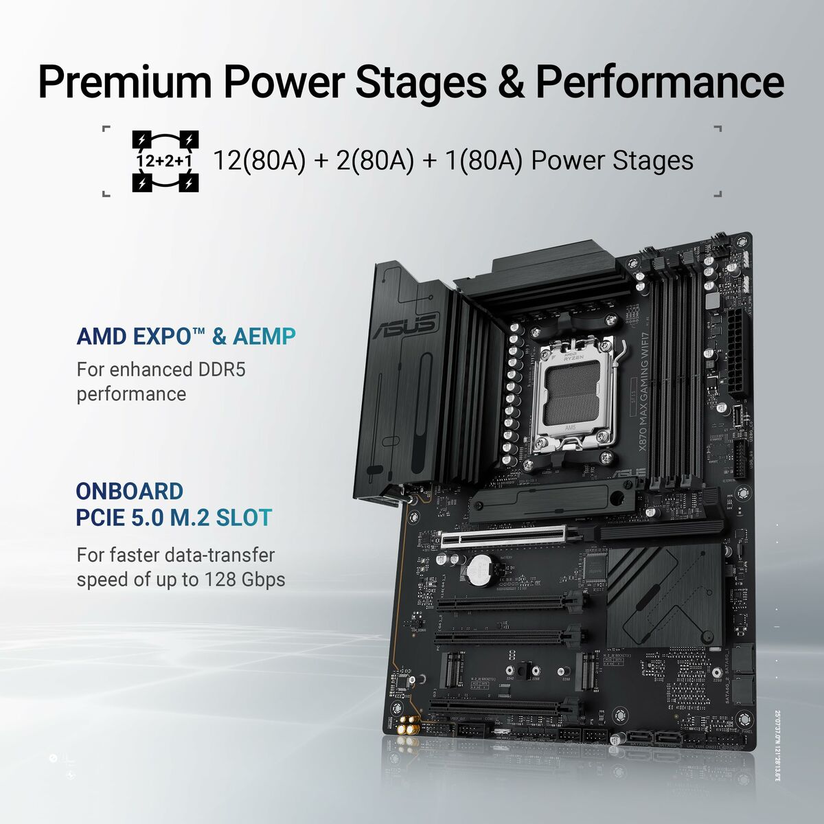 Picture of Motherboard Asus 90MB1LY0-M0EAY0 AMD X870 AMD AM5