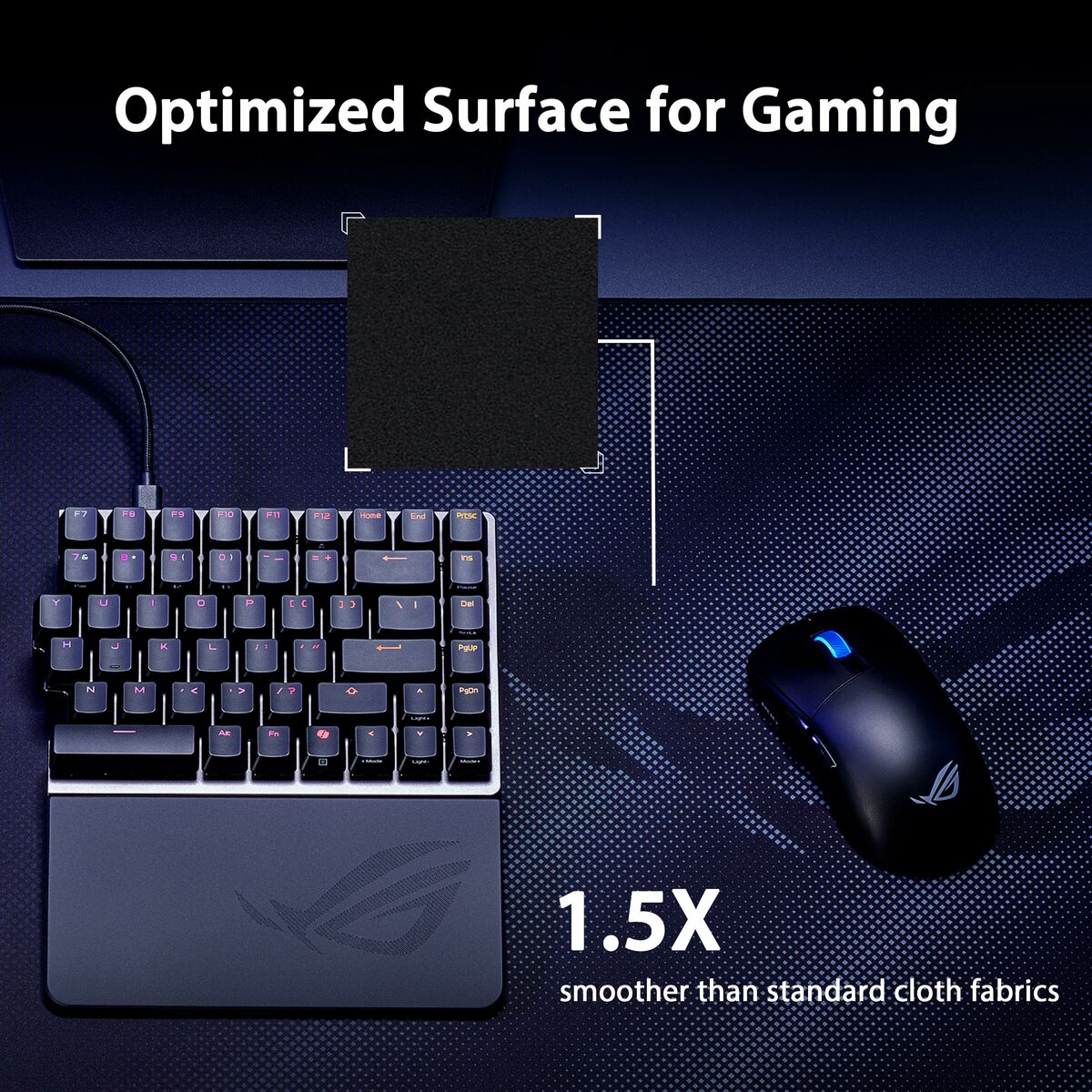 Immagine di Mouse Mat Asus 90MP04B0-BPUA00 Black