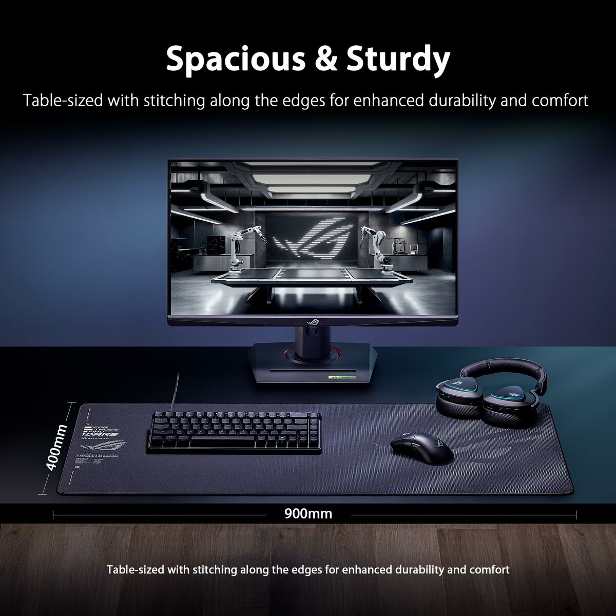 Immagine di Mouse Mat Asus 90MP04B0-BPUA00 Black
