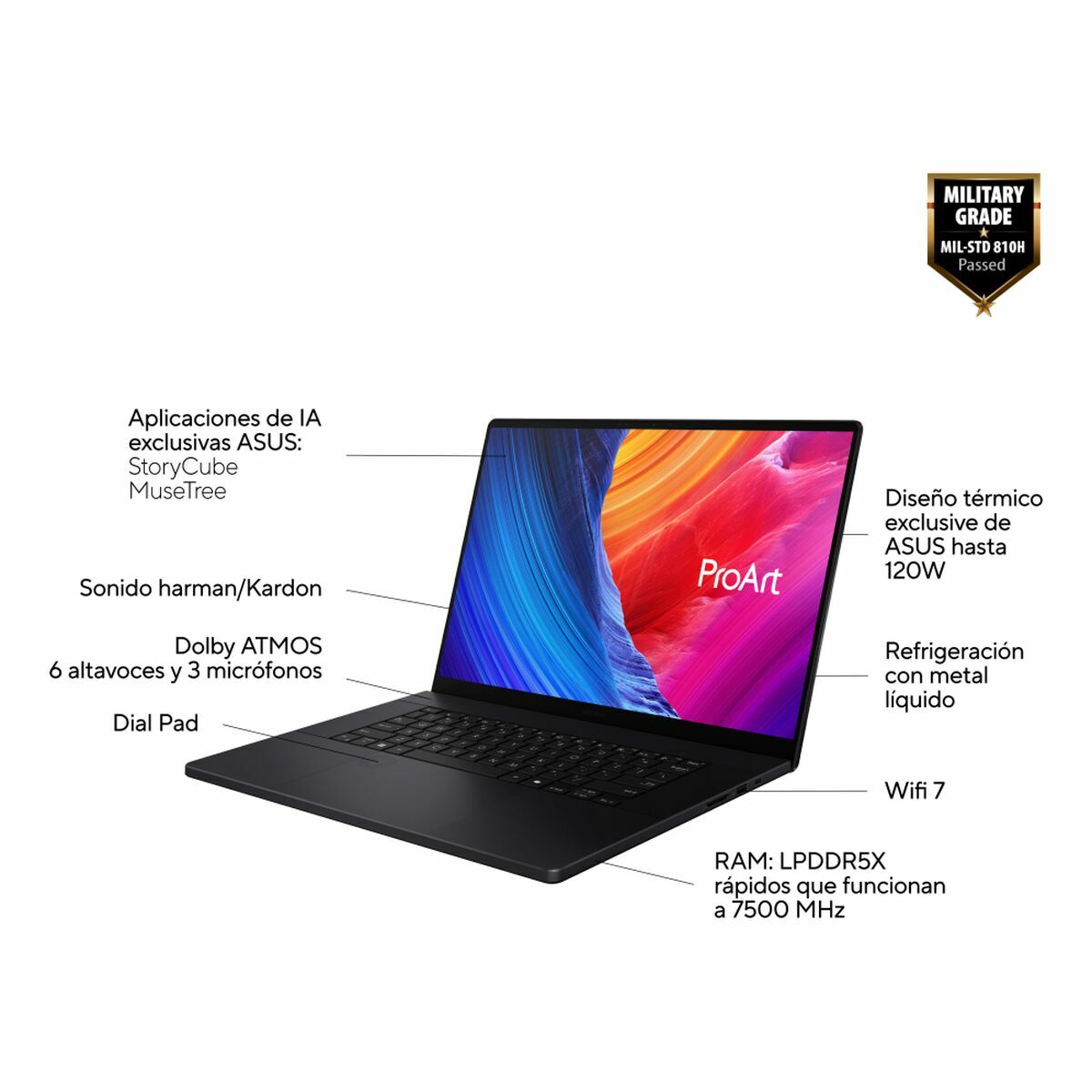 Afbeeldingen van Laptop Asus 90NB15L1-M00360 16" 1 TB SSD
