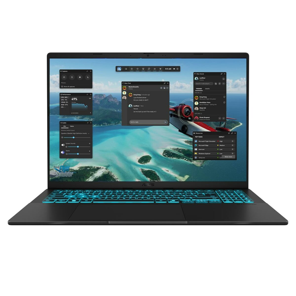 Afbeeldingen van Laptop Asus V16 V3607VM-RP016W Intel Core 5 210H 16" 16 GB RAM 512 GB SSD Intel Core 5 120U geforce rtx 5060
