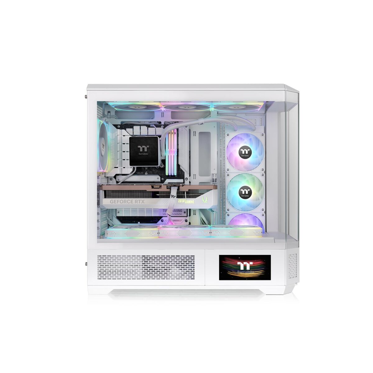 Obrazek ATX Semi-tower Box THERMALTAKE CA-11H-00F6WN-00 White Snow white
