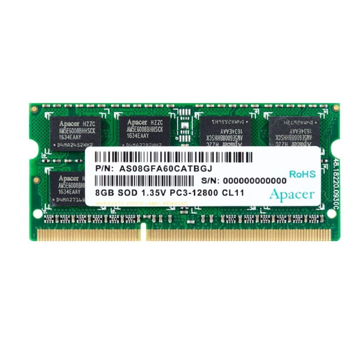 Picture of RAM Memory Apacer PC3-12800 8 GB DDR3 1600 mHz CL11