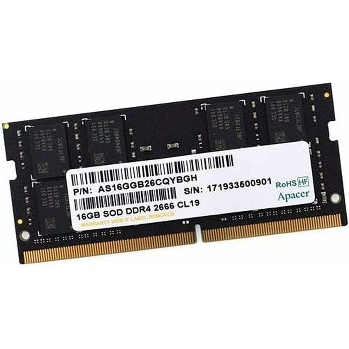 Mémoire RAM Apacer ES.16G2V.GNH 16 GB DDR4 2666 MHz CL19