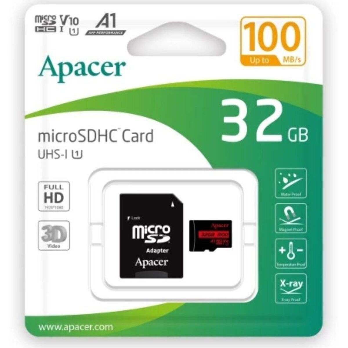 Picture of Micro SD Card Apacer AP32GMCSH10UB-R