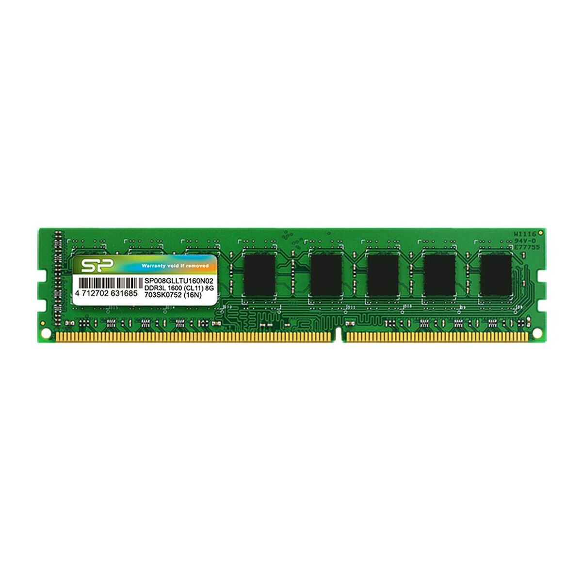 Afbeeldingen van RAM Memory Silicon Power SP004GLLTU160N02 4 GB 1600 mHz CL11 DDR3L
