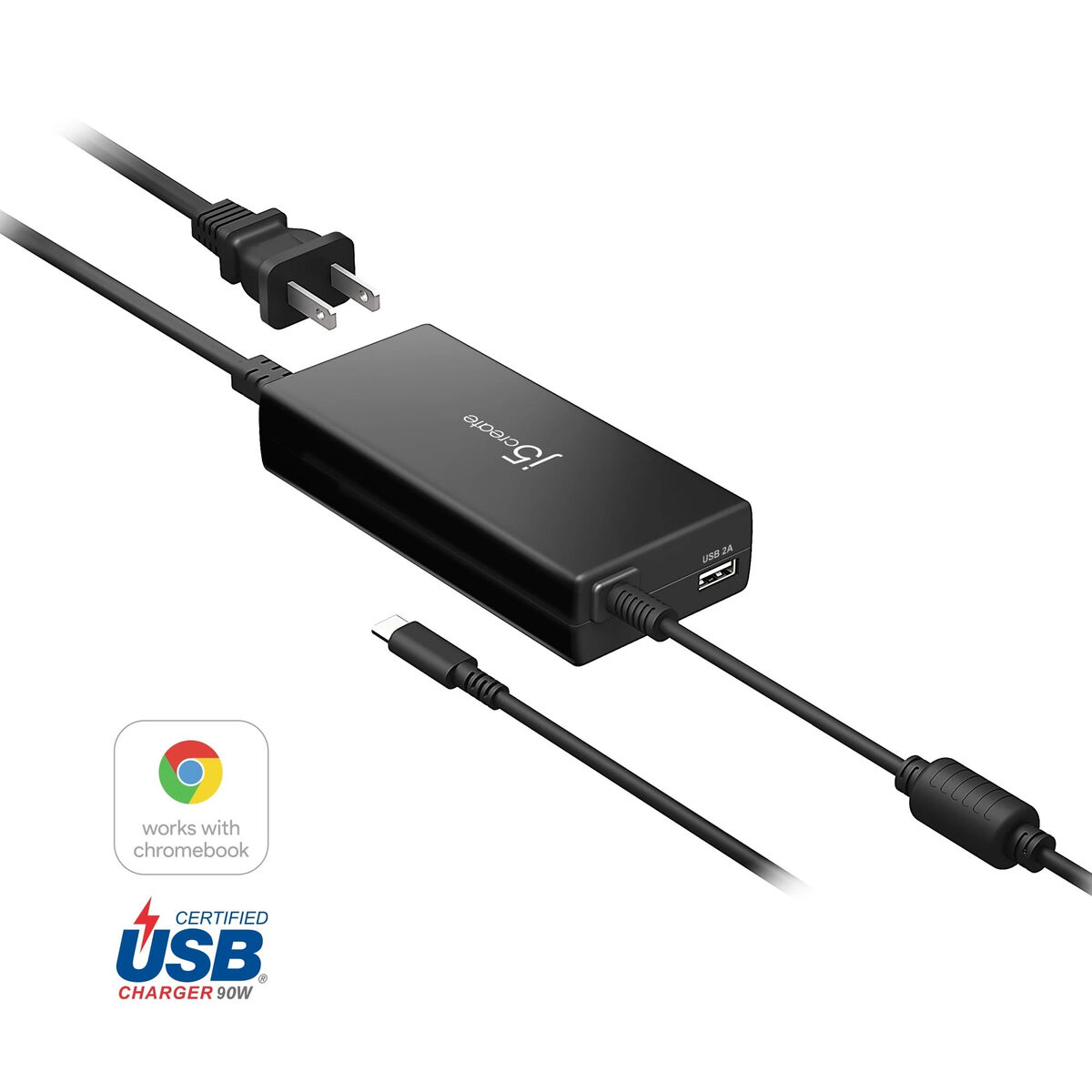 Portable charger j5create JUP2290C-EN Black
