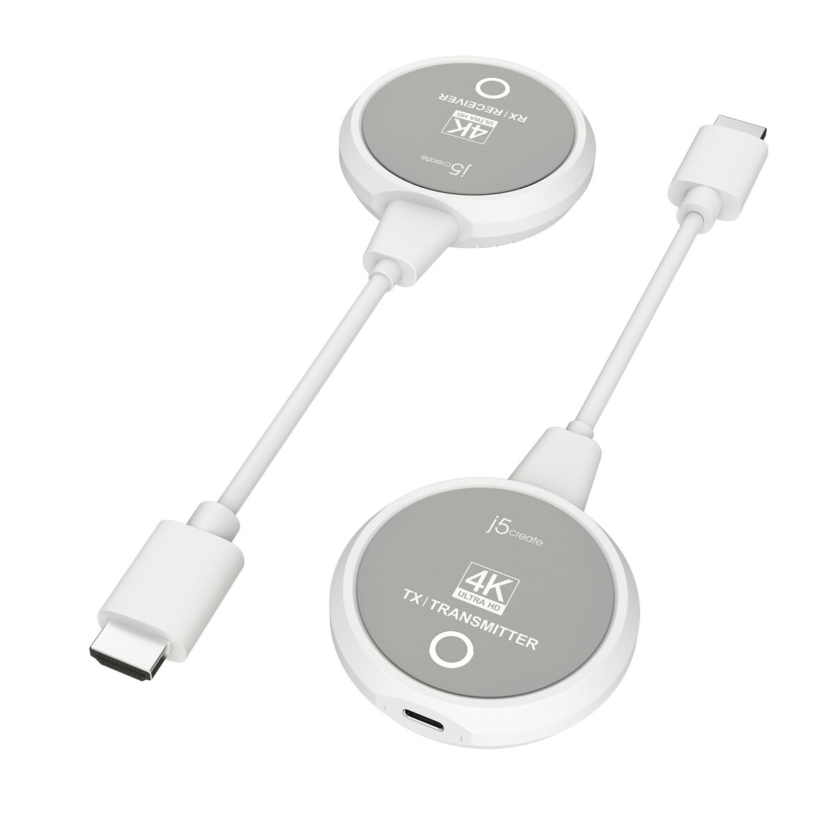 Picture of HDMI Adapter j5create JVAW75-N White Grey
