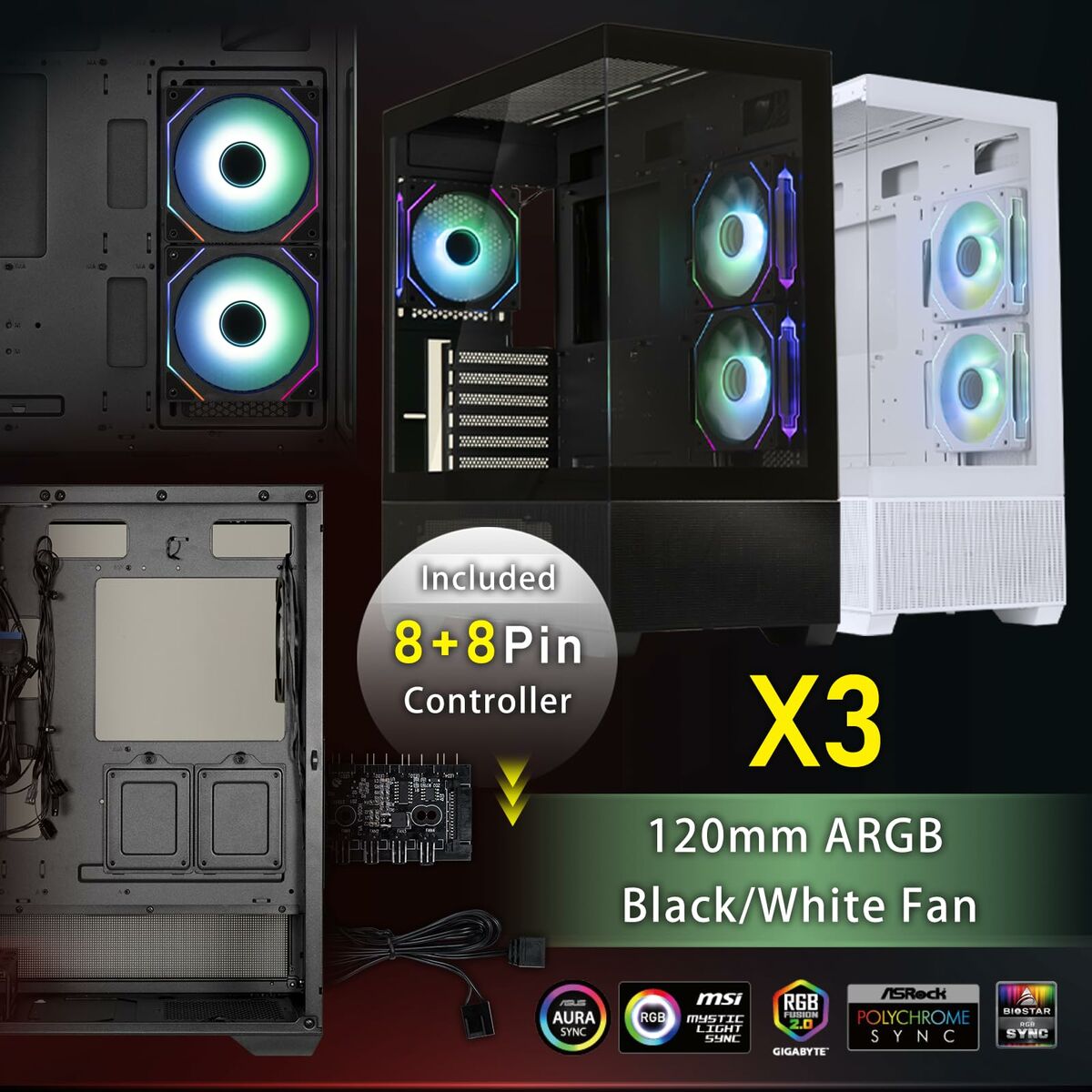 Afbeeldingen van ATX Semi-tower Box BitFenix CETO Basic White