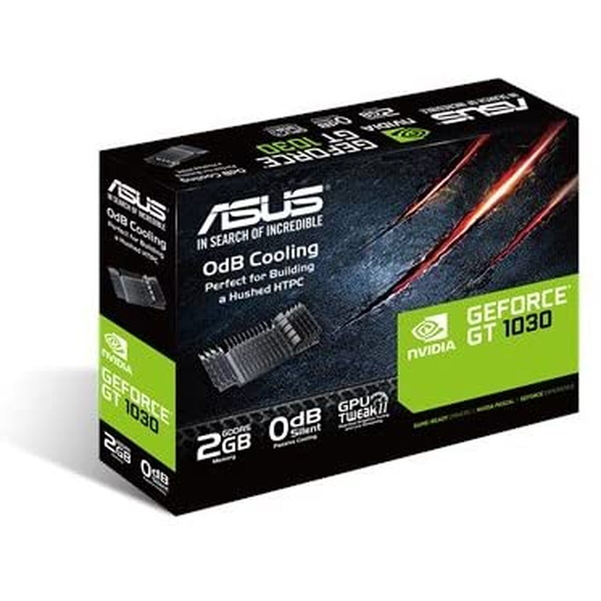 Obrazek Graphics card Asus GT1030-SL-2G-BRK NVIDIA GeForce GT 1030 DDR5 SDRAM