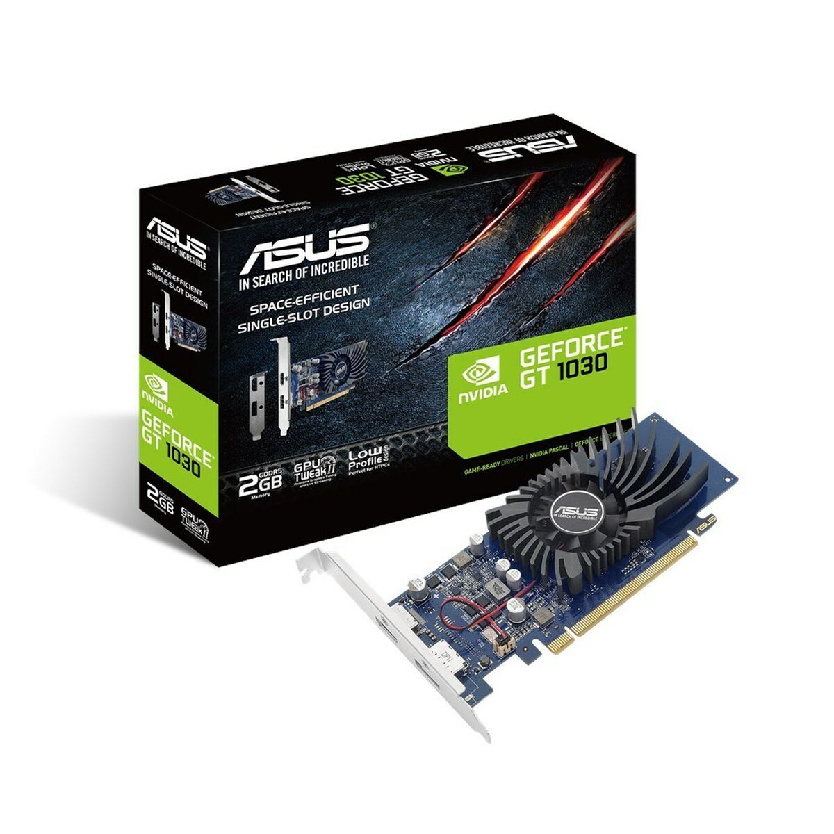 Obrazek Graphics card Asus GT1030-2G-BRK NVIDIA GeForce GT 1030 GDDR5