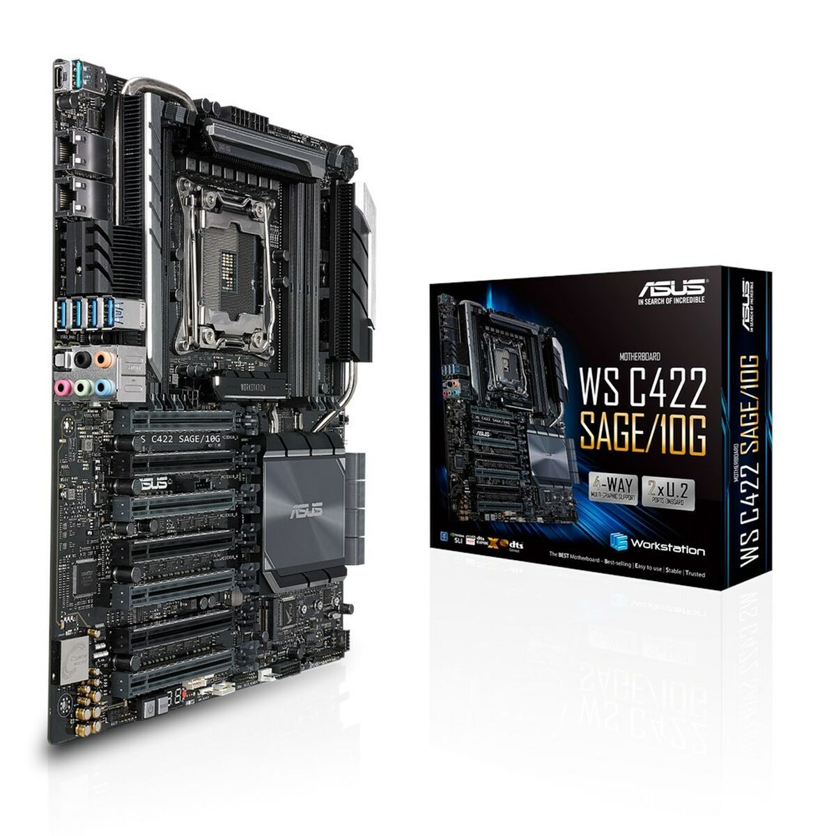 Afbeeldingen van Motherboard Asus WS C422 SAGE/10G LGA 2066 INTEL® C422