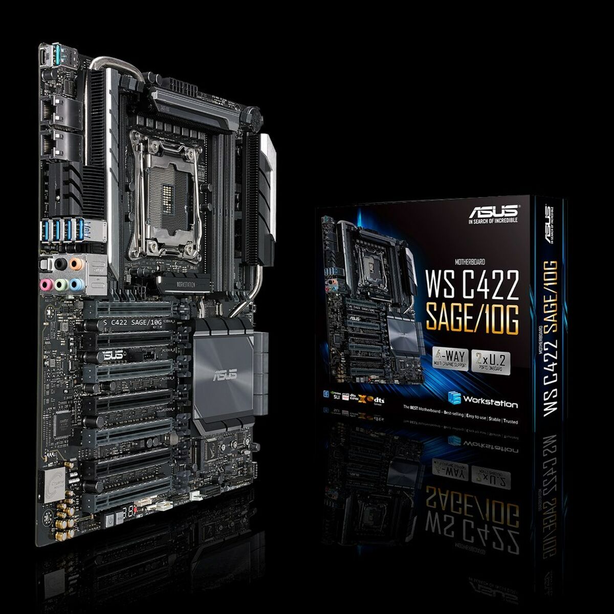 Afbeeldingen van Motherboard Asus WS C422 SAGE/10G LGA 2066 INTEL® C422