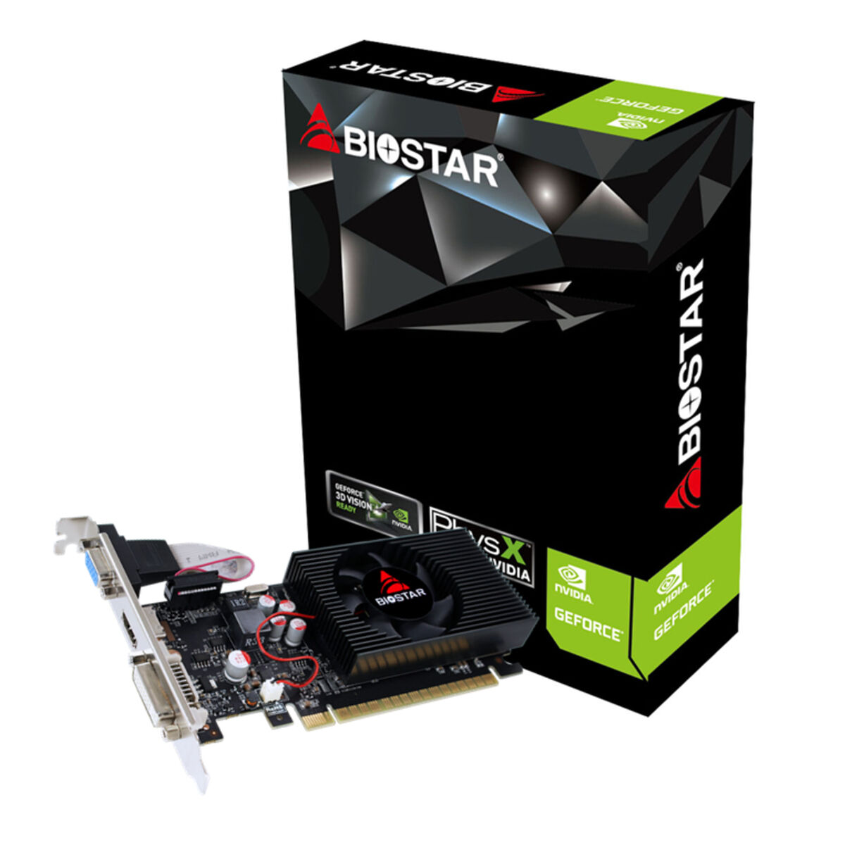 Afbeeldingen van Graphics card Biostar VN7313THX1 NVIDIA GDDR3