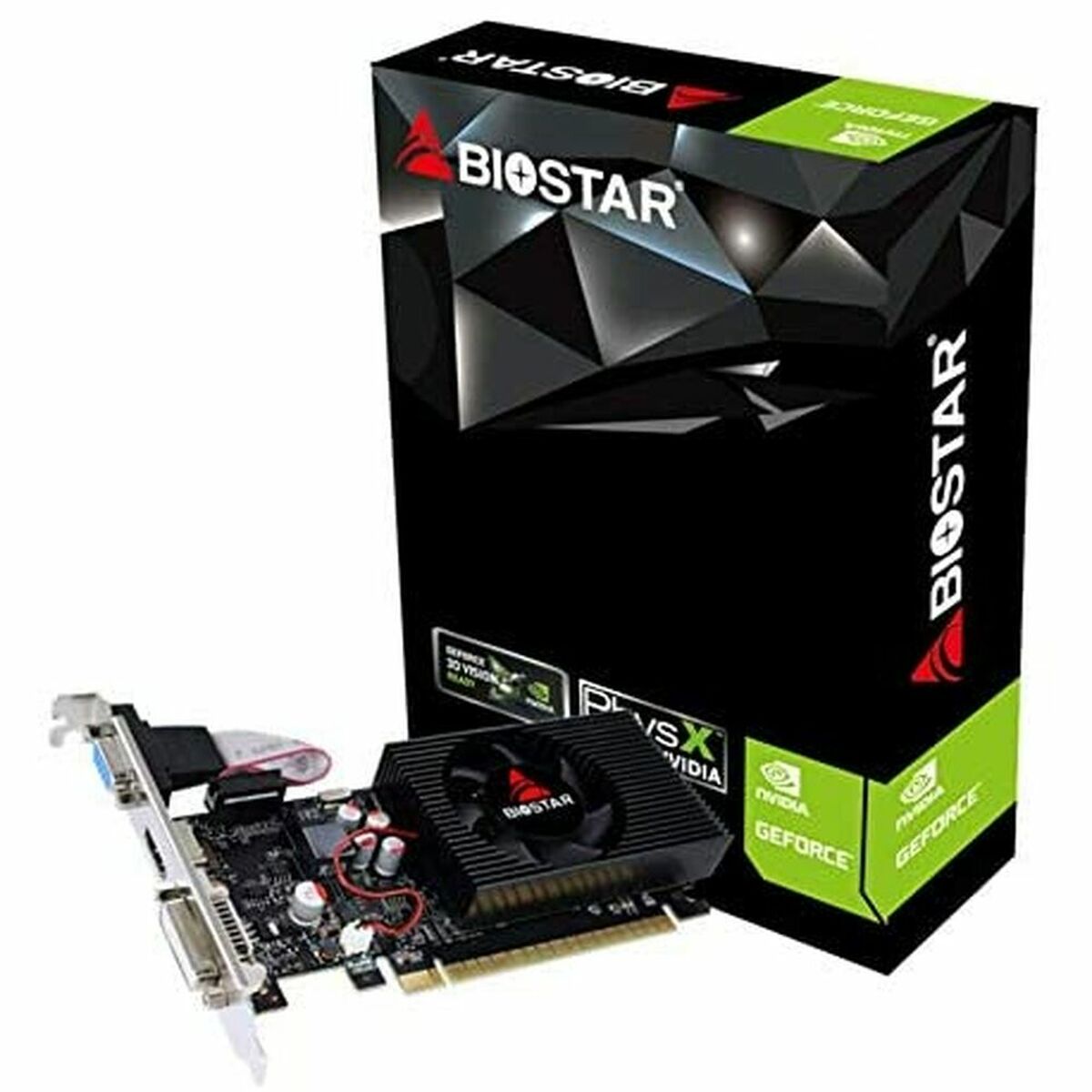 Imagen de Graphics card Biostar NVIDIA GT 730 LP 2 GB DDR3 NVIDIA GeForce GT 730 2 GB