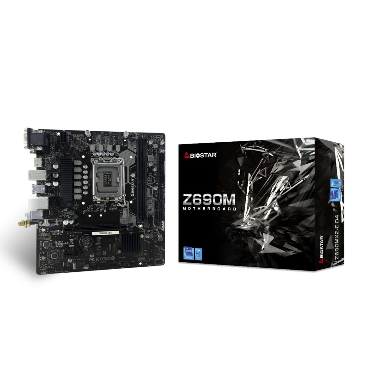 Afbeeldingen van Motherboard Biostar Z690MX2-E D4 INTEL Z690 LGA 1700