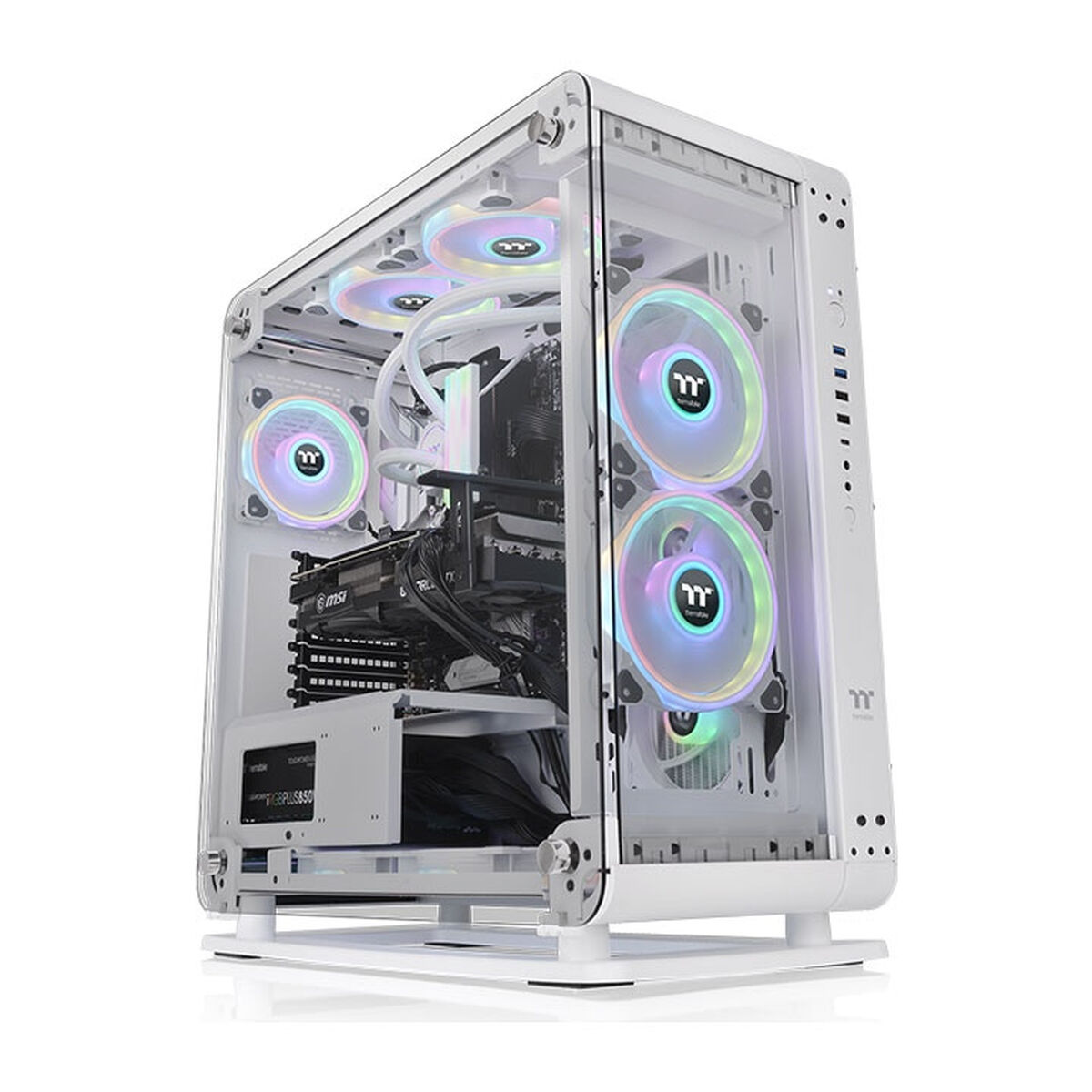 Image de ATX Semi-tower Box THERMALTAKE Core P6 TG Snow White