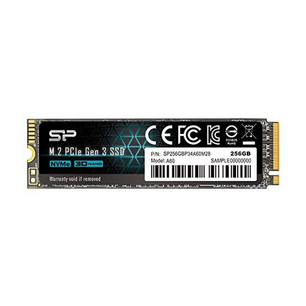 Disque dur Silicon Power P34A60M28 SSD M.2  256 GB 