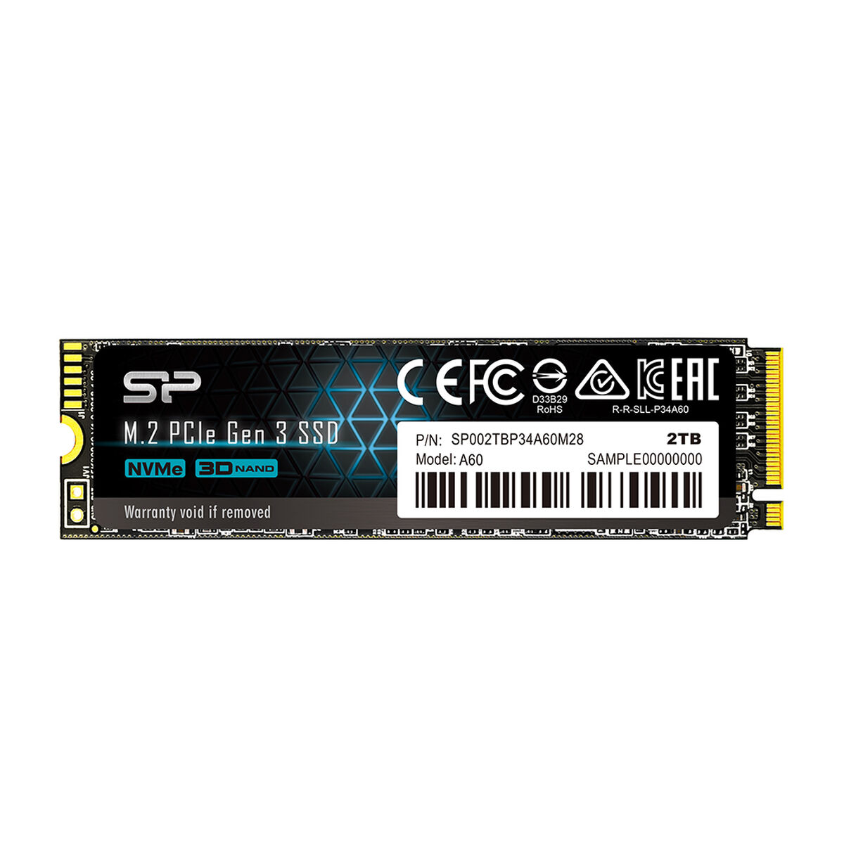 Afbeeldingen van Hard Drive Silicon Power P34A60 2 TB SSD