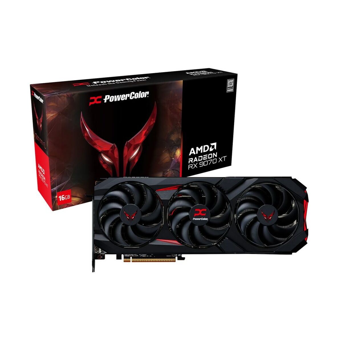 Afbeeldingen van Graphics card Powercolor RX9070XT 16G-E/OC