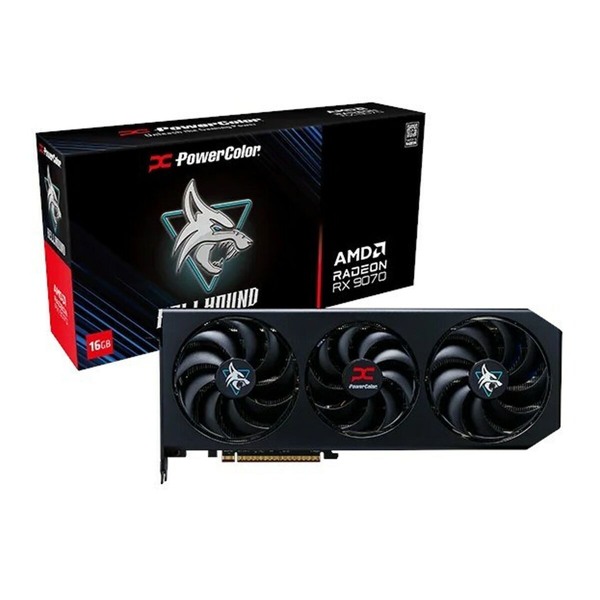 Afbeeldingen van Graphics card Powercolor RX9070 16G-L/OC