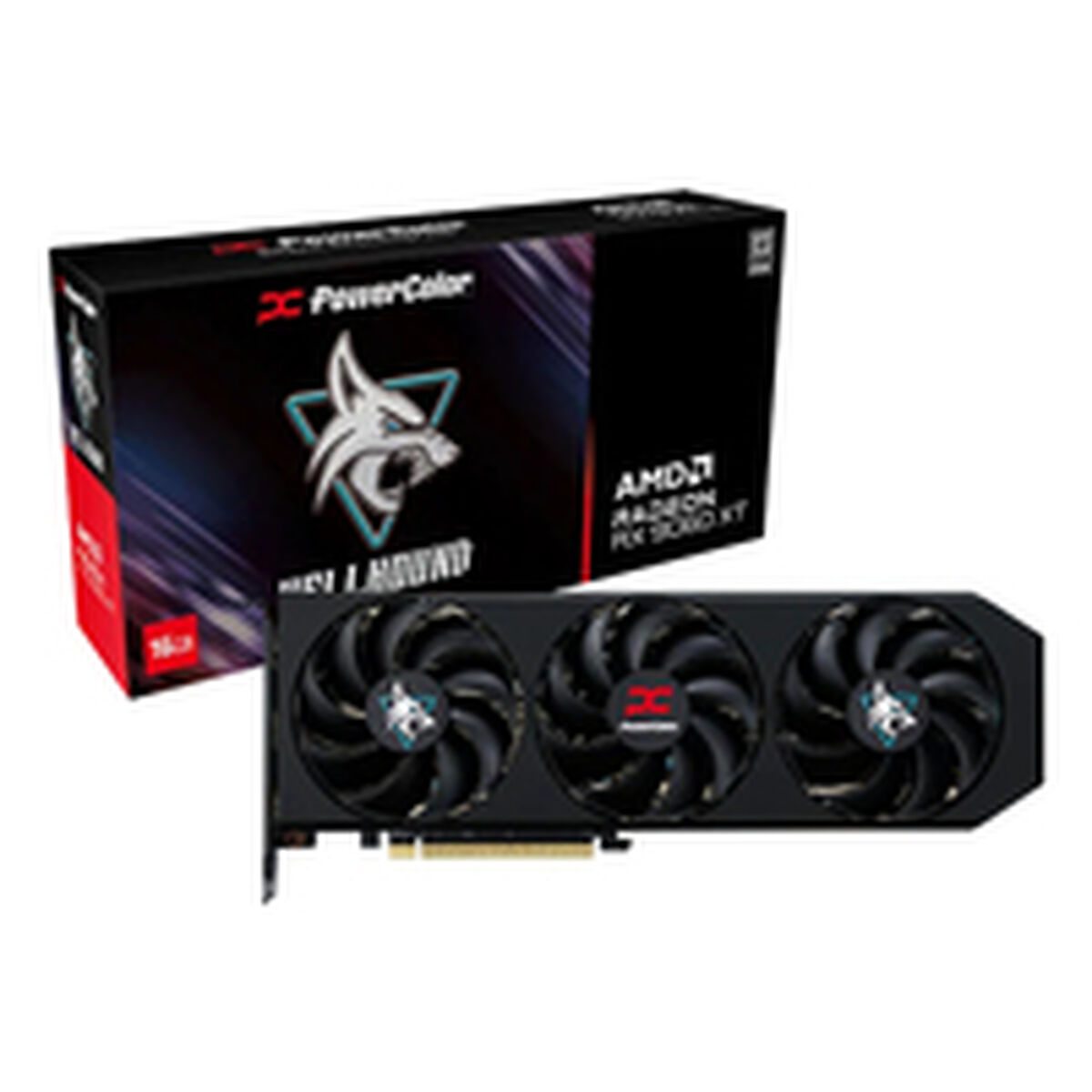Image secondaire de Carte Graphique Powercolor RX9060XT 16G-L/OC RADEON RX 9060 XT 16 GB GDDR6