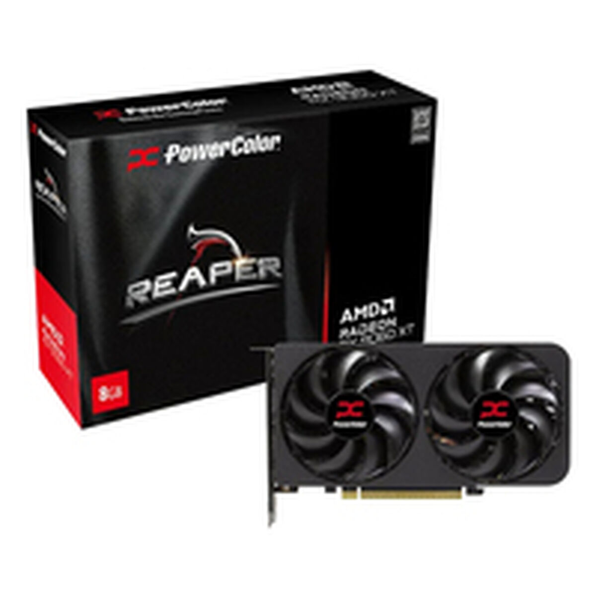 Image secondaire de Carte Graphique Powercolor RX9060XT 8G-A RADEON RX 9060 XT 8 GB GDDR6