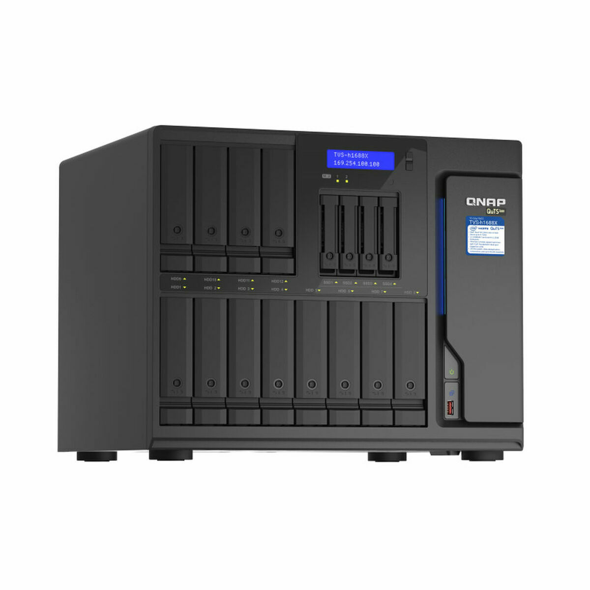 Afbeeldingen van NAS Network Storage Qnap TVS-H1688X-W1250-32G Black