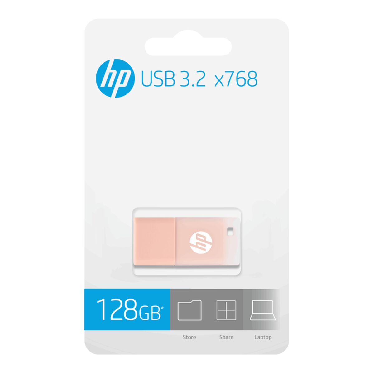 Afbeeldingen van USB stick HP x768 Pink 128 GB