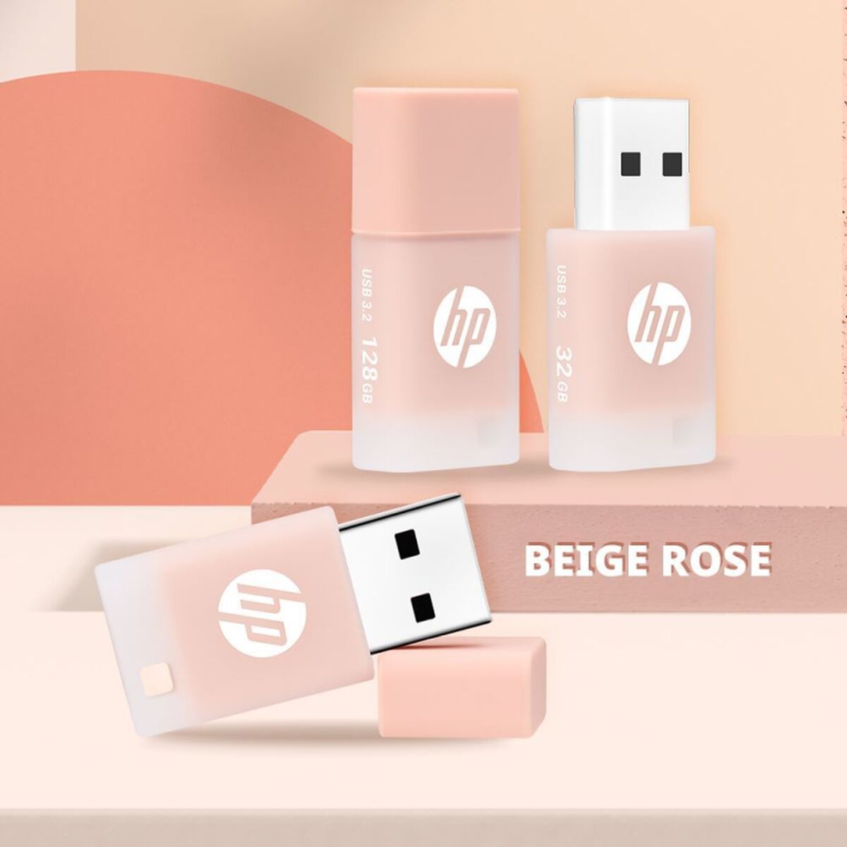 Afbeeldingen van USB stick HP x768 Pink 128 GB