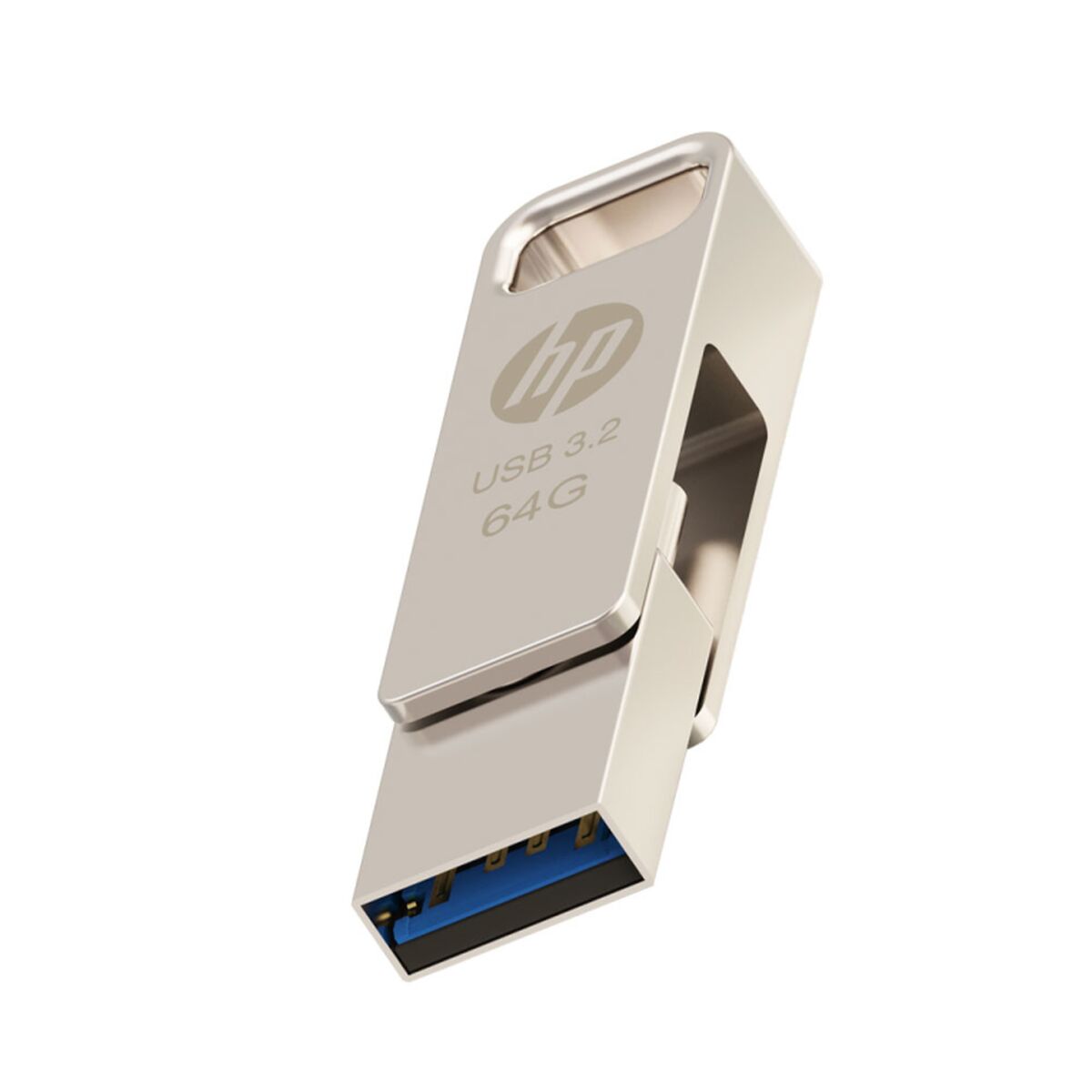 Afbeeldingen van USB stick HP X206C Silver 64 GB