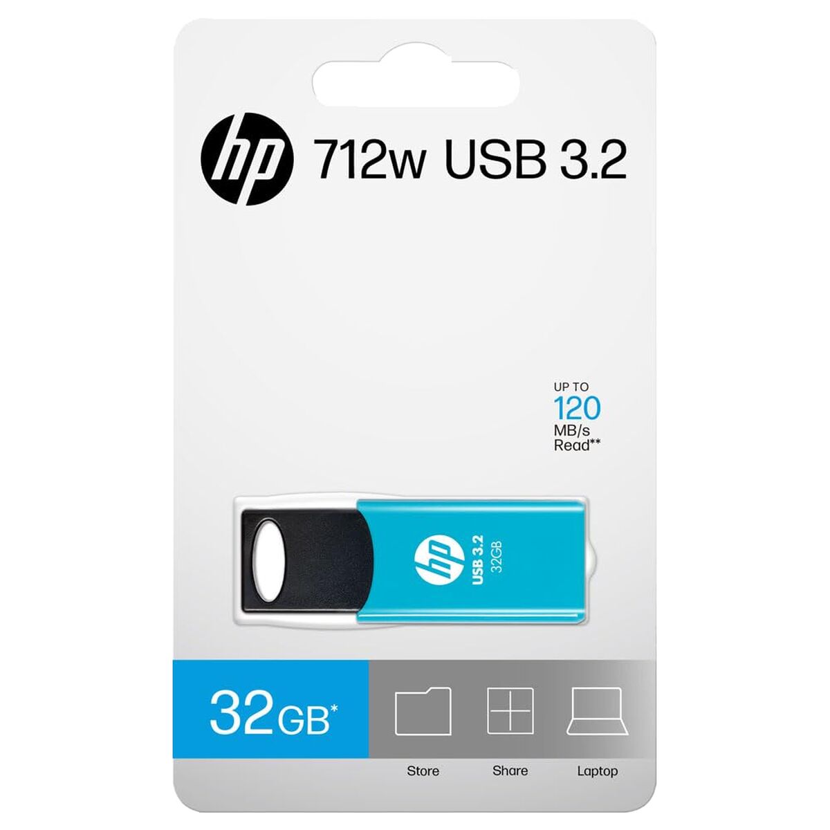 Image de USB stick HP 712w Blue 32 GB