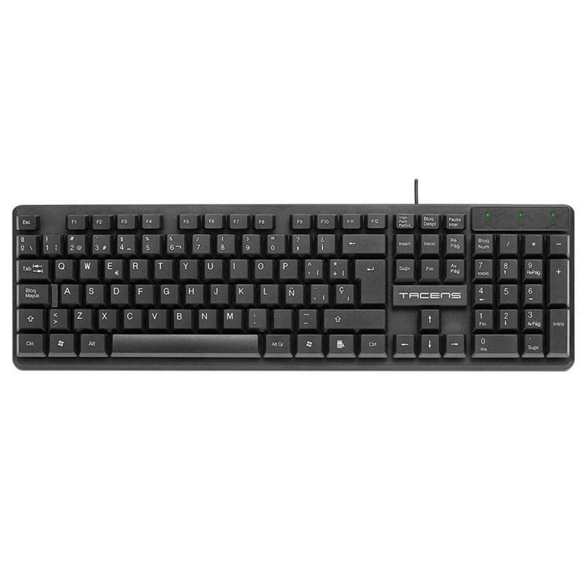 Bild von Keyboard Tacens AK0ES Black Spanish Qwerty