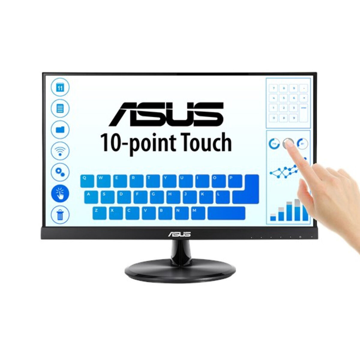 Monitor con Touch Screen Asus VT229H 21,5" Full HD IPS HDMI Nero