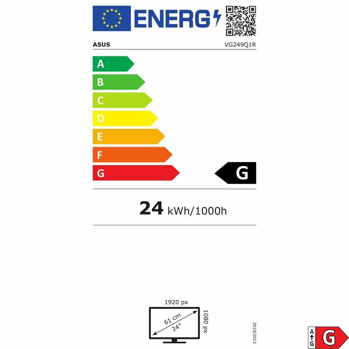 Picture of Monitor Asus 90LM05V1-B01E70 23,8" Full HD