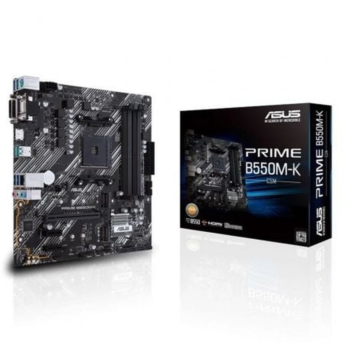Image de Motherboard Asus PRIME B550M-K AMD AM4 AMD B550 AMD