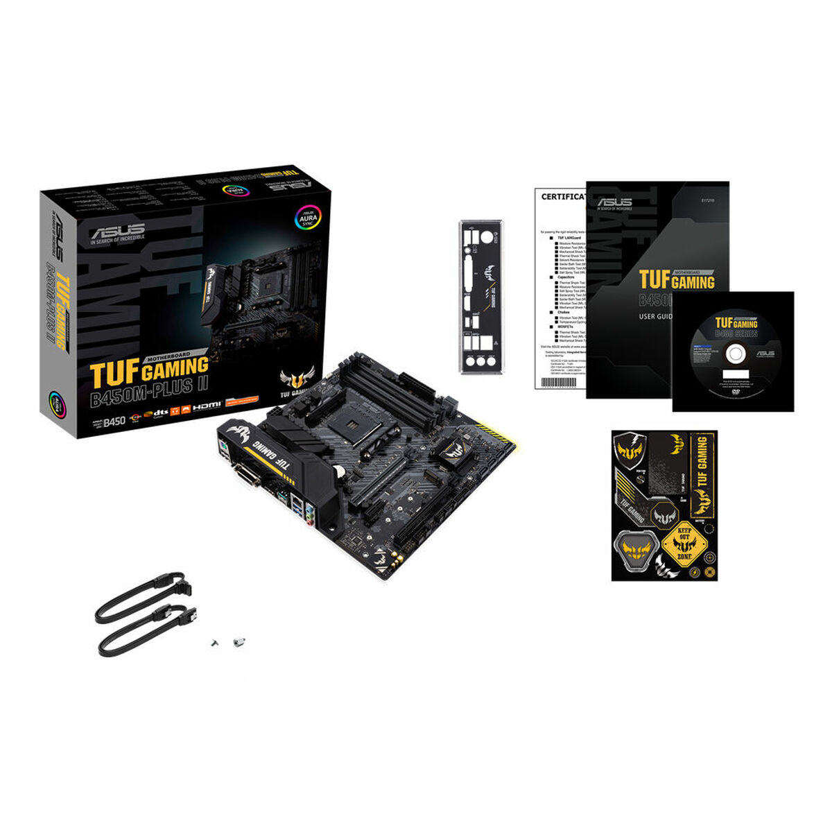 Asus TUF Gaming B450M Plus II mATX AM4 Bundkort