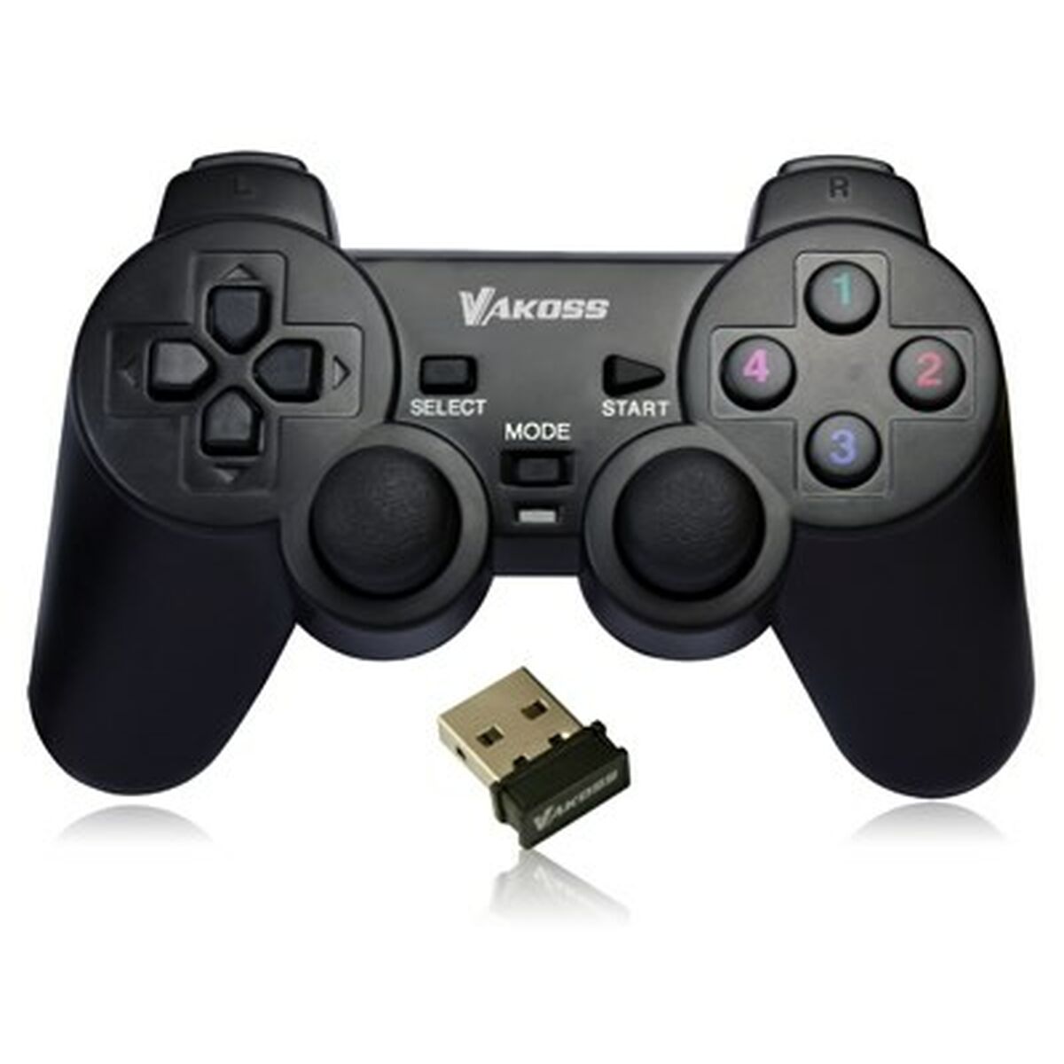 Wireless Gaming Controller Vakoss GP-3925BK USB Sort PC PlayStation 3