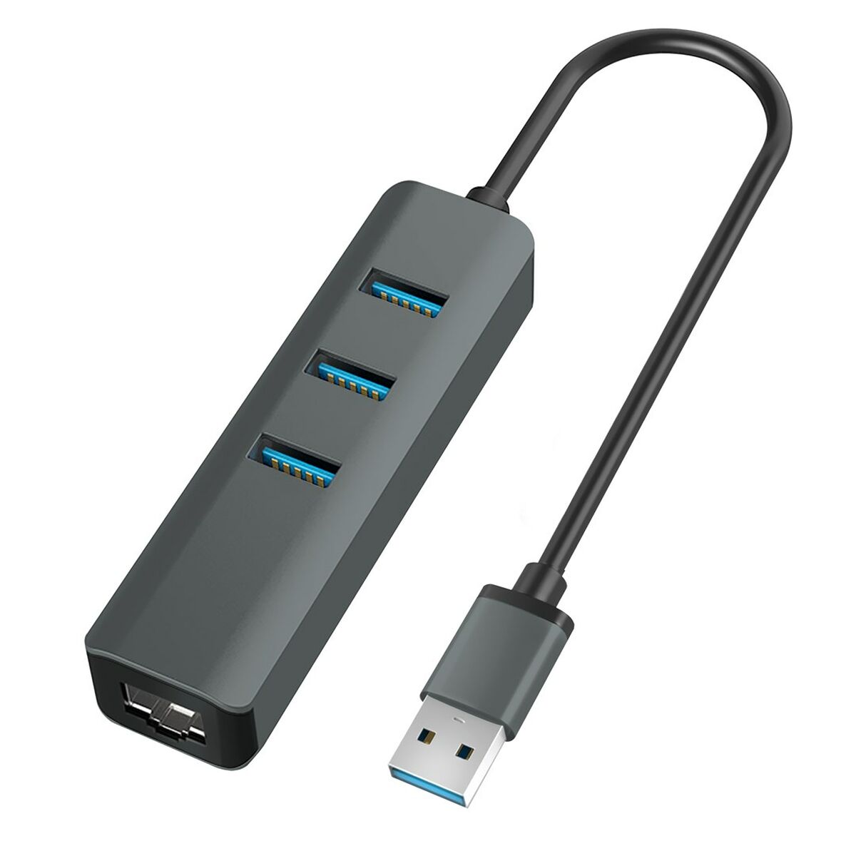 Hub USB Vakoss TC-4502X Gris