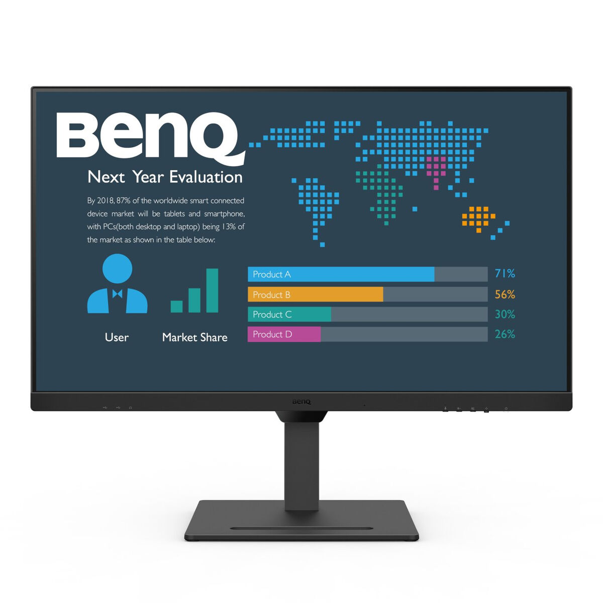 Bild von Monitor BenQ BL2490 31,5" 23,8" Full HD Quad HD
